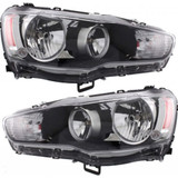 For Mitsubishi Lancer Headlight Assembly 2008 2009 | Halogen (CLX-M0-USA-REPM100104-CL360A70-PARENT1)