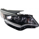 For Kia Optima Headlight Assembly 2016 2017 2018 | Halogen Type | w/o Daytime Running Light CAPA Certified (CLX-M0-USA-RK10010008Q-CL360A70-PARENT1)