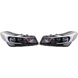 For Kia Forte / Forte5 Headlight Assembly 2017 2018 | Halogen | w/o LED Position Light | CAPA (CLX-M0-USA-RK10010012Q-CL360A70-PARENT1)