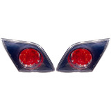 CarLights360: For 2004 2005 2006 MAZDA 3 Tail Light Inner w/Bulbs (CLX-M1-215-1306L-AS-CL360A1-PARENT1)