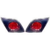 CarLights360: For 2004 2005 2006 MAZDA 3 Tail Light Inner w/Bulbs (CLX-M1-215-1306L-AS-CL360A1-PARENT1)