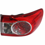CarLights360: For 2011 2012 2013 TOYOTA COROLLA Tail Light Assembly w/ Bulbs CAPA Certified (CLX-M1-311-19A8L-AC-CL360A1-PARENT1)