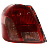 CarLights360: For 2000 2001 2002 Toyota Echo Tail Light Assembly w/Bulbs (CLX-M1-211-19C9L-AS-CL360A1-PARENT1)