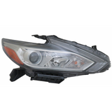 For Nissan Altima Sedan Headlight Assembly 2016 2017 2018 Halogen w/o LED DRL; Chrome Bezel (CLX-M0-315-11ABL-AS1-CL360A55-PARENT1)