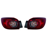 CarLights360: For 2017 2018 Mazda 3 Tail Light Assembly w/ Bulbs CAPA Certified (CLX-M1-315-1940L-AC-CL360A1-PARENT1)
