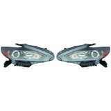 For Nissan Altima Sedan Headlight Assembly 2016 2017 2018 (CLX-M0-315-11ABL-AS7-CL360A55-PARENT1)
