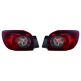 CarLights360: For 2014 15 16 17 2018 Mazda 3 Tail Light Assembly w/ Bulbs DOT Certified (CLX-M1-315-1940L-AF-CL360A2-PARENT1)