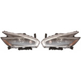 For Nissan Murano Headlight Assembly 2018 Halogen Type Black Housing (CLX-M0-315-1198L-AS2-CL360A55-PARENT1)