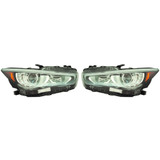 For Infiniti Q50 Hybrid Headlight Assembly 2018 CAPA (CLX-M0-325-1106L-ACN2-CL360A56-PARENT1)