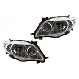 For Toyota Corolla Headlight Assembly 2009 2010 BASE/CE/LE/XLE Model USA Built (CLX-M0-312-11A8L-AS1-CL360A55-PARENT1)