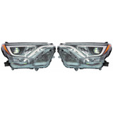 For Toyota RAV4 Hybrid Headlight Assembly 2016 2017 2018 LED Type (CLX-M0-312-11AFL-AS2-CL360A55-PARENT1)
