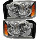 For Dodge Dakota Pick Up Headlight Assembly 2006 2007 (CLX-M0-334-1112L-ASN1-CL360A55-PARENT1)
