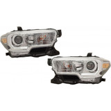 For Toyota Tacoma Headlight Assembly 2019 2020 w/o DRL w/ Fog Light (CLX-M0-312-11AEL-AC2N-CL360A55-PARENT1)