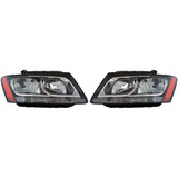 For Audi Q-5 Headlight Assembly 2009 2010 2011 2012 Halogen (CLX-M0-346-1113L-AS2-CL360A55-PARENT1)