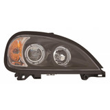 For Freightliner Columbia Headlight Assembly Projector 1996-2013 w/ Angel Eyes Black Bezel (CLX-M0-M40-1106L-AS2-CL360A55-PARENT1)
