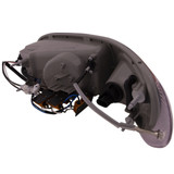 For Peterbilt 382 Headlight Assembly 2012 13 2014 w/ LED Daytime Running Light Black (CLX-M0-M3D-1101L-AS2-CL360A60-PARENT1)