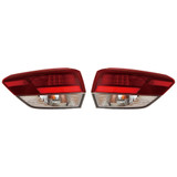 For Toyota Highlander Tail Light Assembly Outer 2019 Tinted Lens (CLX-M0-312-19ANL-ASN2-CL360A55-PARENT1)