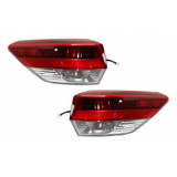 For Toyota Highlander | Tail Light Assembly Outer 2017 CAPA (CLX-M0-312-19ANL-AC-CL360A55-PARENT1)