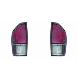 For Toyota Tacoma Tail Light Assembly 2016 2017 2018 Limited Smoke Bezel (CLX-M0-312-19ACL-AS-C-CL360A55-PARENT1)