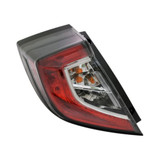 For Honda Civic Hatchback / Type R Tail Light Assembly Outer 2017-2020 (CLX-M0-317-19AKL-AC-CL360A55-PARENT1)
