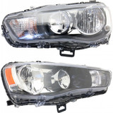 For Mitsubishi Outlander Headlight Assembly 2010 11 12 2013 | Halogen | CAPA (CLX-M0-USA-REPM100170Q-CL360A70-PARENT1)
