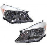 For Toyota Yaris Headlight Assembly 2012 2013 2014 CAPA | Standard Type | Hatchback (CLX-M0-USA-REPTY100132Q-CL360A70-PARENT1)