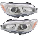 For Subaru WRX / WRX STI Headlight Assembly 2015 2016 2017 2018 2019 Halogen | Sedan/Wagon (CLX-M0-USA-REPS100330-CL360A70-PARENT1)
