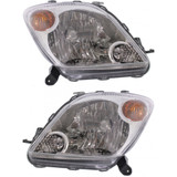 For Scion xA Headlight Assembly 2004 2005 w/o bulbs (CLX-M0-USA-REPS100110-CL360A70-PARENT1)