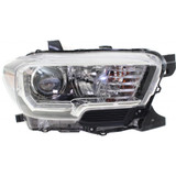 For Toyota Tacoma Headlight 2016 2017 2018 | w/ LED Daytime Running Light | w/ Halogen Fog Lights | CAPA (CLX-M0-USA-REPTY100142Q-CL360A70-PARENT1)