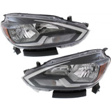 For Nissan Sentra Headlight Assembly 2016 2017 2018 Halogen S/FE S /SV Model CAPA (CLX-M0-USA-REPN100346Q-CL360A70-PARENT1)