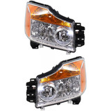 For Nissan Titan Headlight Assembly 2008-2015 Halogen (CLX-M0-USA-REPN100114-CL360A70-PARENT1)