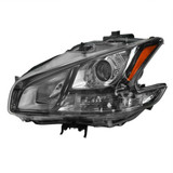 For Nissan Maxima Headlight Assembly 2011 12 13 2014 | HID | Smoked Lens | w/ Sport Package | w/o Premium Package (CLX-M0-USA-REPN100142-CL360A70-PARENT1)
