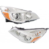 For Subaru Outback Headlight Assembly 2013 2014 Halogen | Chrome Interior | CAPA (CLX-M0-USA-REPS100172Q-CL360A70-PARENT1)
