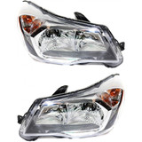 For Subaru Forester Headlight Assembly 2014 2015 2016 Gray Interior | Halogen | 2.0L Engine | CAPA (CLX-M0-USA-REPS100190Q-CL360A70-PARENT1)