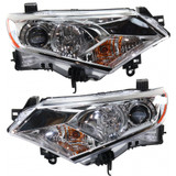 For Nissan Quest Headlight Assembly 2012 2013 2014 2015 2016 2017 Halogen | CAPA (CLX-M0-USA-REPN100172Q-CL360A70-PARENT1)