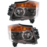 For Nissan Armada Headlight Assembly 2008-2015 | Halogen | CAPA (CLX-M0-USA-REPN100110Q-CL360A70-PARENT1)