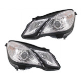 For Mercedes-Benz E350 / E550 / E63 AMG Headlight Assembly 2010 11 12 2013 Halogen (CLX-M0-USA-REPM100372-CL360A70-PARENT1)