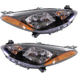 For Mazda 2 Headlight Assembly 2011 12 13 2014 | Halogen | w/ Bulb(s) (CLX-M0-USA-REPM100306-CL360A70-PARENT1)