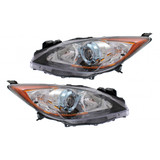 For Mazda 3 / 3 Sport Headlight Assembly 2012 2013 | Halogen | 6 Speed Transmission | CAPA (CLX-M0-USA-REPM100358Q-CL360A70-PARENT1)