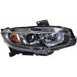 For Honda Civic Headlight Assembly 2016 17 18 2019 | Halogen | Coupe/Hatchback/Sedan | CAPA (CLX-M0-USA-REPH100394Q-CL360A70-PARENT1)