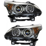 For BMW 528i xDrive Headlight Assembly 2009 2010 Halogen | Sedan (CLX-M0-USA-REPB100156-CL360A72-PARENT1)