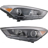 For Hyundai Tucson Headlight Assembly 2016 2017 2018 | Halogen | w/o LED Position Light (CLX-M0-USA-REPHY100108-CL360A70-PARENT1)