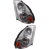 For Infiniti G35 Headlight Assembly 2003 2004 2005 | HID | Coupe w/o Bulbs (CLX-M0-USA-REPI100156-CL360A70-PARENT1)