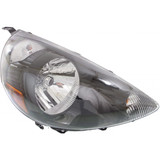 For Honda Fit Headlight Assembly 2007 2008 | Halogen | Black Interior (CLX-M0-USA-REPH100372-CL360A70-PARENT1)