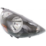 For Honda Fit Headlight Assembly 2007 2008 | Halogen | Black Interior (CLX-M0-USA-REPH100372-CL360A70-PARENT1)