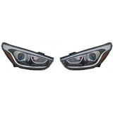 For Hyundai Tucson Headlight Assembly 2014 2015 | Halogen (CLX-M0-USA-REPH100378-CL360A70-PARENT1)