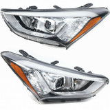 For Hyundai Santa Fe Sport Headlight Assembly 2013 14 15 2016 | Halogen (CLX-M0-USA-REPH100330-CL360A70-PARENT1)