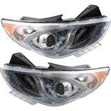 For Hyundai Sonata Headlight Assembly 2011 12 13 14 2015 | Hybrid Model | CAPA (CLX-M0-USA-REPH100390Q-CL360A70-PARENT1)