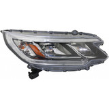For Honda CR-V Headlight Assembly 2015 2016 | Halogen | w/ LED Daytime Running Light | CAPA (CLX-M0-USA-REPH100368Q-CL360A70-PARENT1)