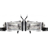 For Dodge Ram 1500 / 2500 / 3500 Headlight 1994-2002 Halogen | w/o Corner Light | Old Body Style (CLX-M0-USA-9356-CL360A70-PARENT1)